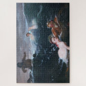 Puzzle Nymphes et Satyres Nager dans les vagues (Vertical)