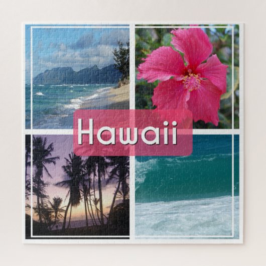 Puzzle Oahu, Paysage marin d'Hawaii (Vertical)