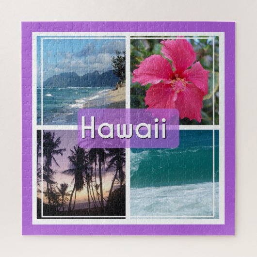 Puzzle Oahu, Paysage marin d'Hawaii (Vertical)