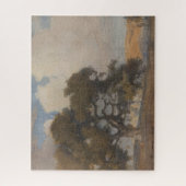 Puzzle Oak Tree (1910) - Aquarelle Vintage majestueuse (Vertical)
