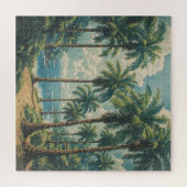 Puzzle Oasis côtier tropical (Horizontal)