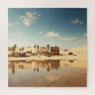 Puzzle Oasis ensoleillée du désert