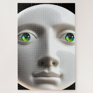 Puzzle Objet d'amour au visage lunaire