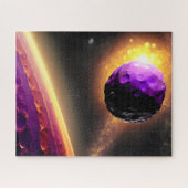 Puzzle Objet Purple Géant Orbite Vers Surface Rose (Horizontal)