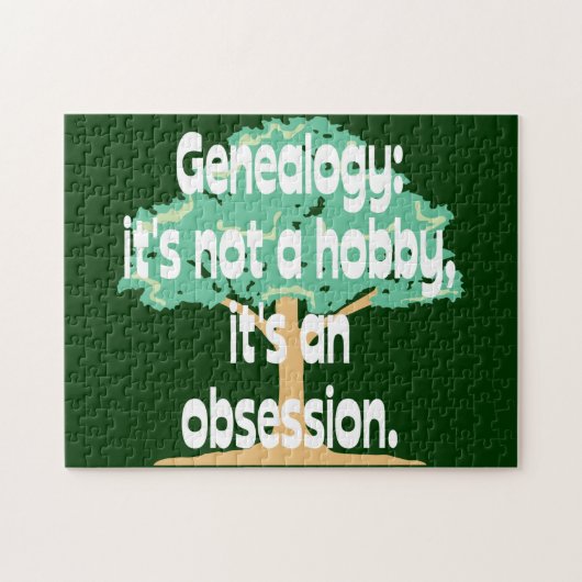 Puzzle Obsession de généalogie (Horizontal)