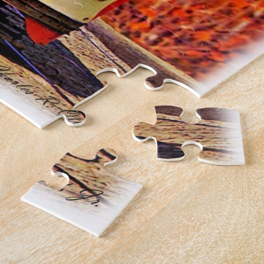 Puzzle occidental de parc de vue (Côté)