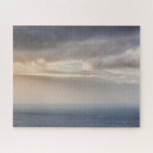 Puzzle Océan et nuages minimalistes
