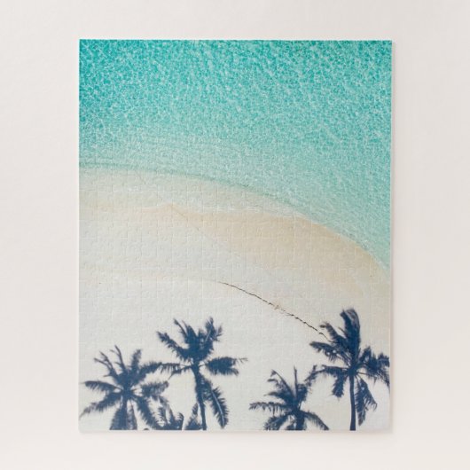 Puzzle Ocean Shore Palm Tree (Vertical)