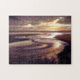 Puzzle "Ocean Sunset Swirl"