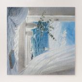 Puzzle Ocean View in a Bedroom Window (Horizontal)