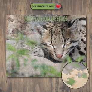 Puzzle Ocelot qui fait la sieste