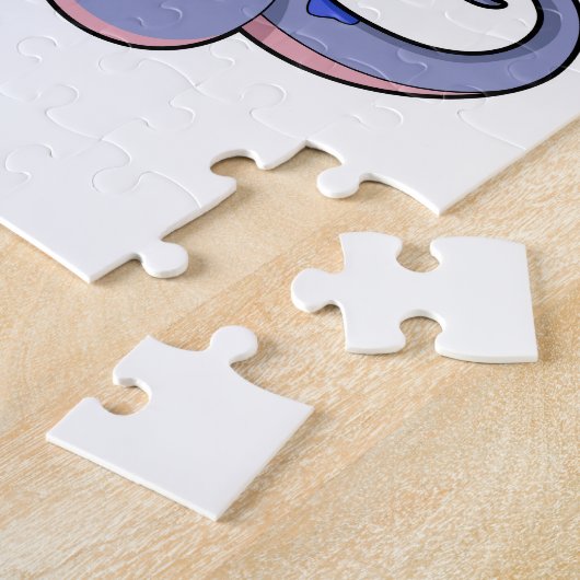 Puzzle Octopus à la lecture avec livre (Côté)