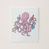 Puzzle Octopus avec Crayon (Vertical)