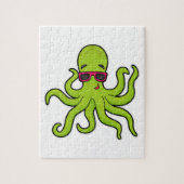 Puzzle Octopus avec lunettes de soleil (Vertical)