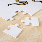 Puzzle Octopus comme étudiant avec diplôme (Côté)