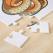 Puzzle Octopus comme Gentleman avec chapeau supérieur (Côté)