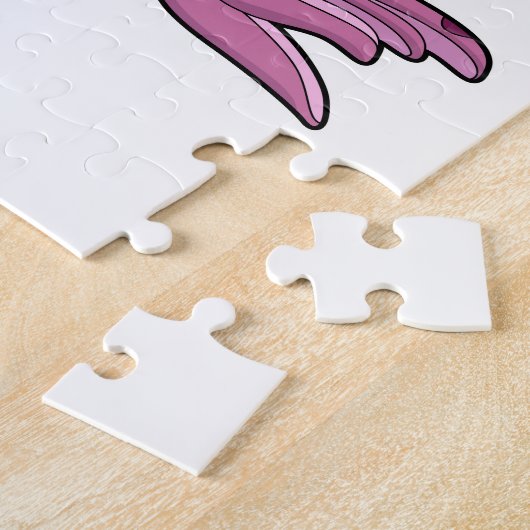 Puzzle Octopus comme plongeur avec tuba (Côté)