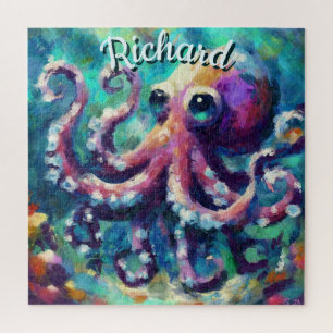 Puzzle Octopus Plage Nautique Côte Personnalisée