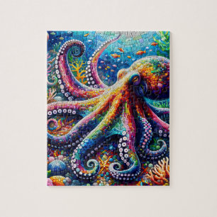 Puzzle Octopus vibrant