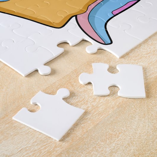Puzzle Octopus with Packet. (Côté)