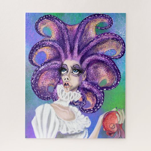Puzzle Octopus Woman (Vertical)