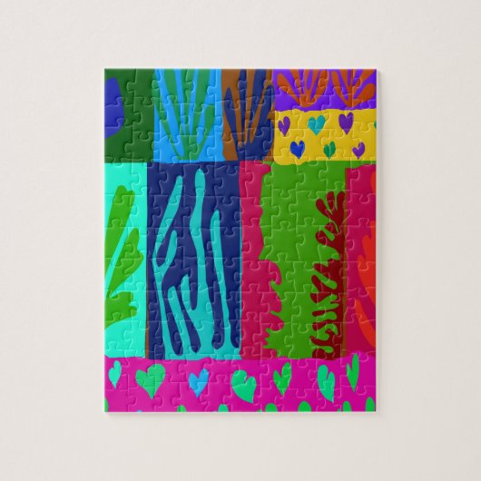 Puzzle Ode to Matisse Collage (Vertical)