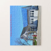 Puzzle Odell Illinois, route 66. voeux de Noël (Vertical)