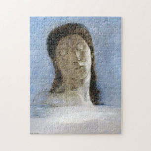 Puzzle Odilon Redon, les yeux fermés 1890