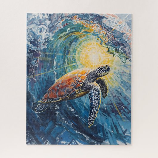 Puzzle Odyssée de la Tortue de Mer (Vertical)