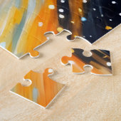 Puzzle OEil cosmique coloré (Côté)