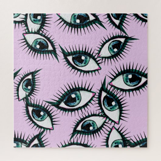 Puzzle Oeil de montagne conception Abstraite (Vertical)