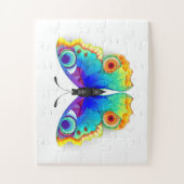 Puzzle Oeil de paon arc-en-ciel (Vertical)