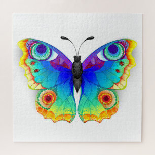 Puzzle Oeil de paon arc-en-ciel