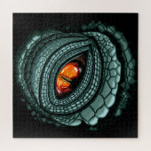 Puzzle Œil de prédateur reptile primitif (Horizontal)
