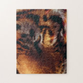 Puzzle Œil de Tigre Doré Gros Plan Faune (Vertical)