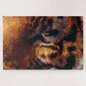 Puzzle Œil de tigre doré gros plan faune (Horizontal)