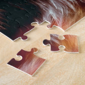 Puzzle Œil de Tigre Doré Gros Plan Faune (Côté)