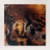 Puzzle Œil de Tigre Doré Gros Plan Faune (Horizontal)