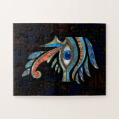 Puzzle OEil égyptien d'Horus - Pierres et or (Horizontal)