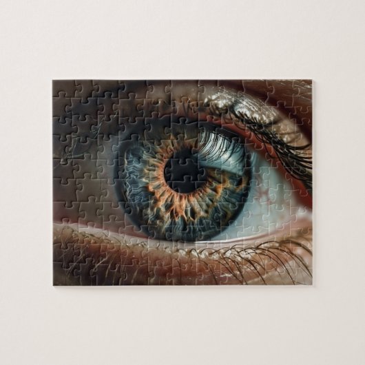 Puzzle Oeil humain : vue, vue, rétine, cils (Horizontal)