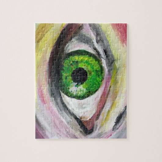 Puzzle OEil vert (Vertical)