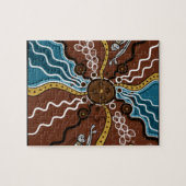 Puzzle Oeuf de tortue rêvant l'art de point (Horizontal)