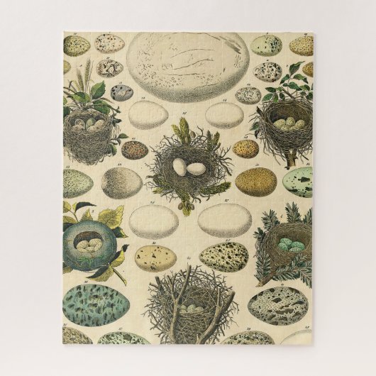 Puzzle OEuf vintage Nid Art Peinture OEufs (Vertical)