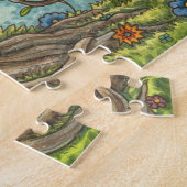 PUZZLE OEUFS DE DRAGON, FAUTEUILS MÉDIÉVAUX, ART FOLK IMA (Côté)