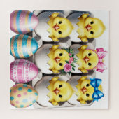 Puzzle Oeufs de Pâques Enfants (Horizontal)