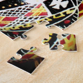 Puzzle OEufs de Pâques ukrainiens (Côté)