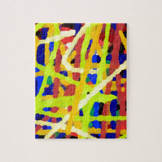 Puzzle Oeuvre Abstraite colorée