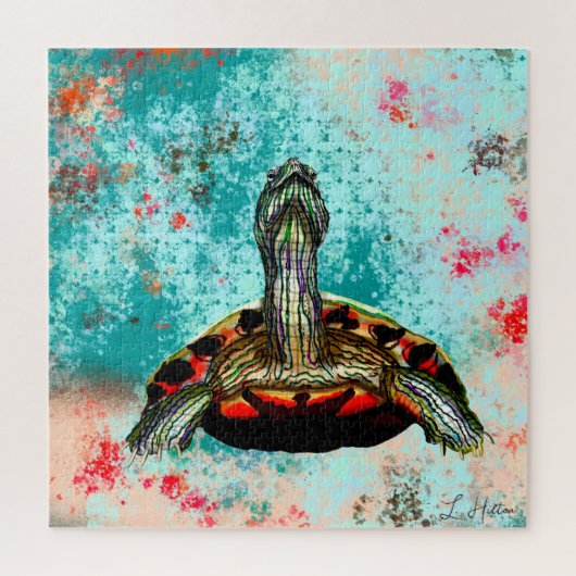 Puzzle Oeuvre Abstraite de tortue (Vertical)