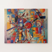 Puzzle Oeuvre Abstraite moderne (Horizontal)