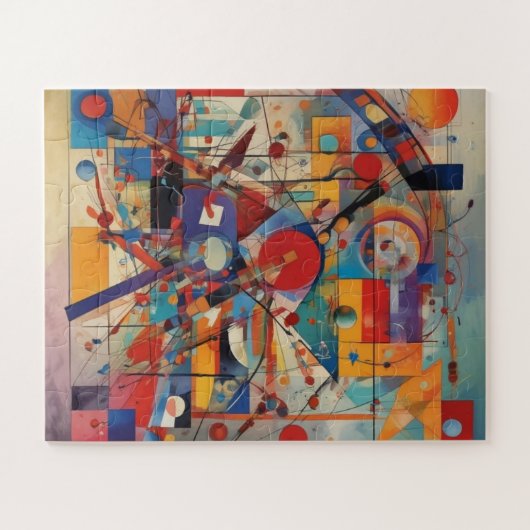 Puzzle Oeuvre Abstraite moderne (Horizontal)